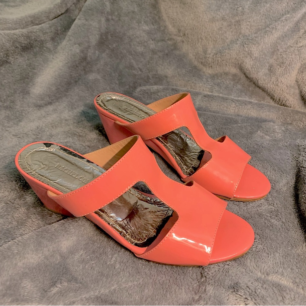 Rachel Comey T-Strap Patent Leather Sandals